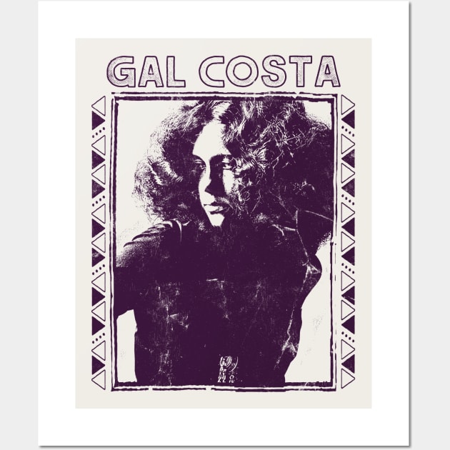 Gal Costa \/\ Retro Original Fan Art Design Wall Art by DankFutura